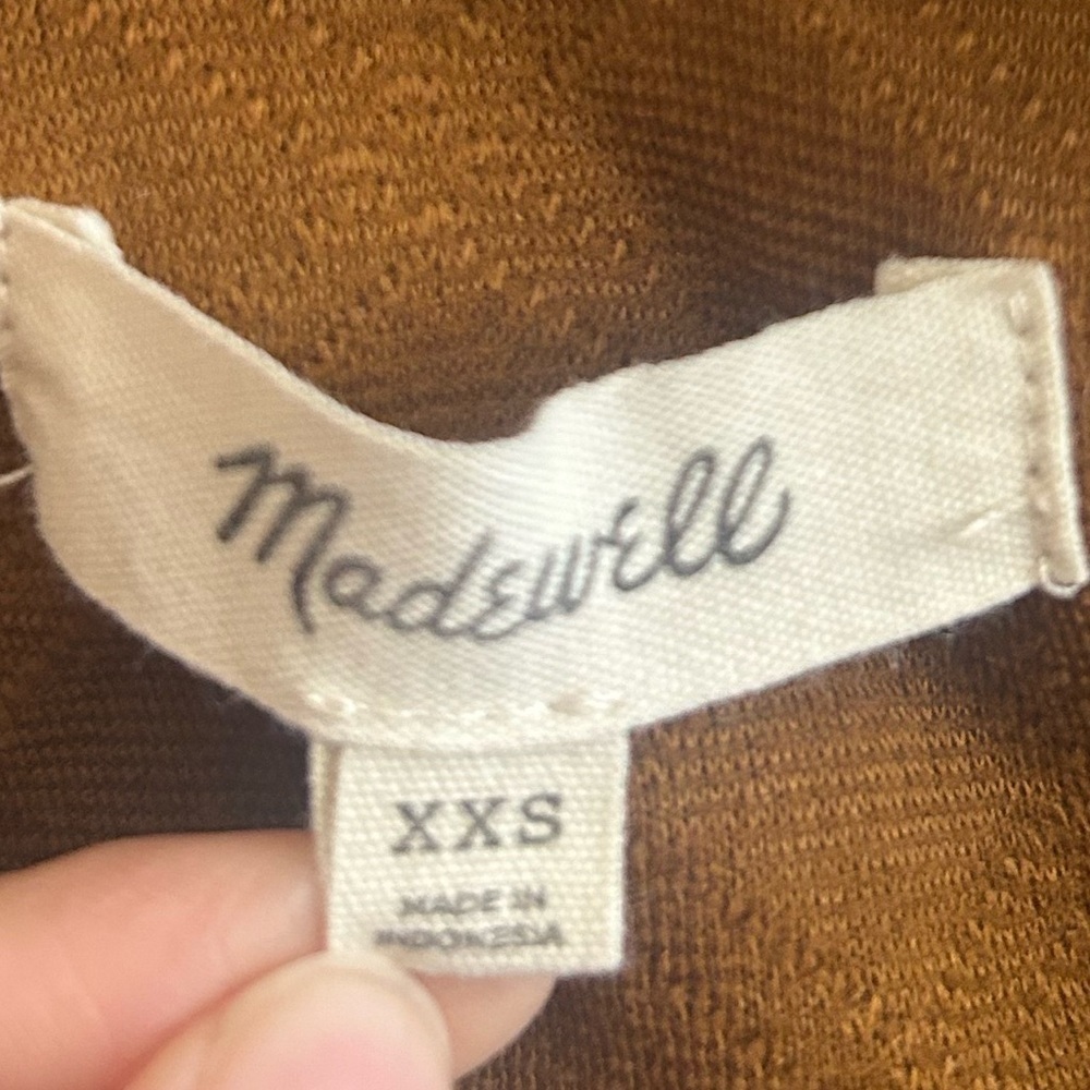 Madewell Set Quilted Brown Hoodie and Pants Set Size XXS - Picture 8 of 16